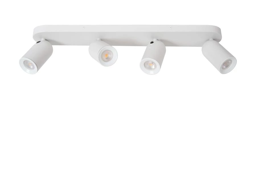 Lucide PUNCH - Ceiling spotlight - 4xGU10 - White - turned off